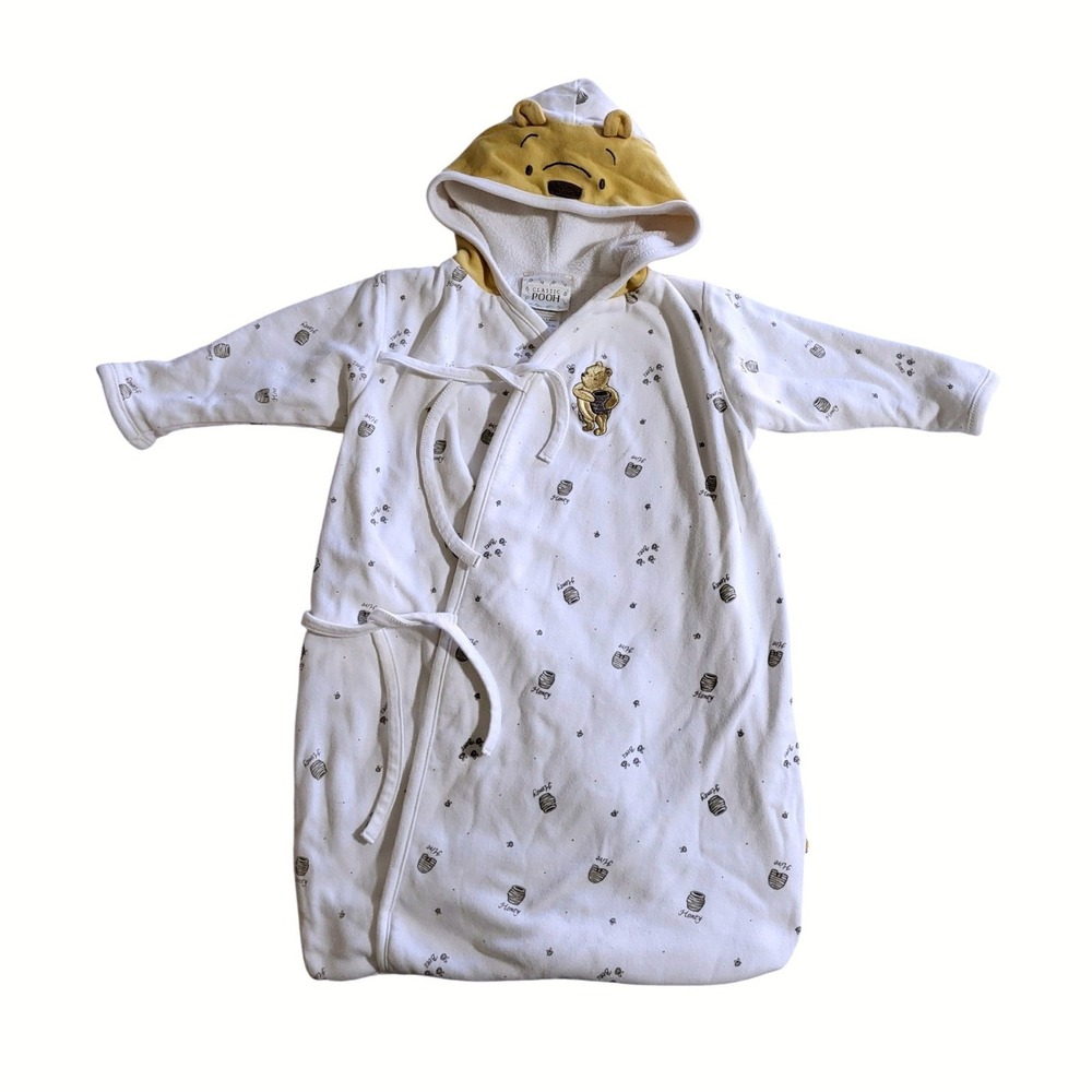 Winnie The Pooh Baby Bunting 0-6‎ Months Gender Neutral Boys Girls Infant Hooded